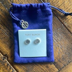 Never worn Tory Burch Miller Pave stud earrings from Nordstrom. Got as a gift